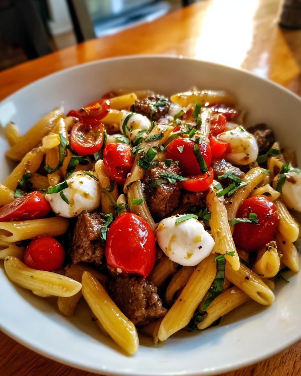 Caprese Pasta With Italian Sausage - Other 2
