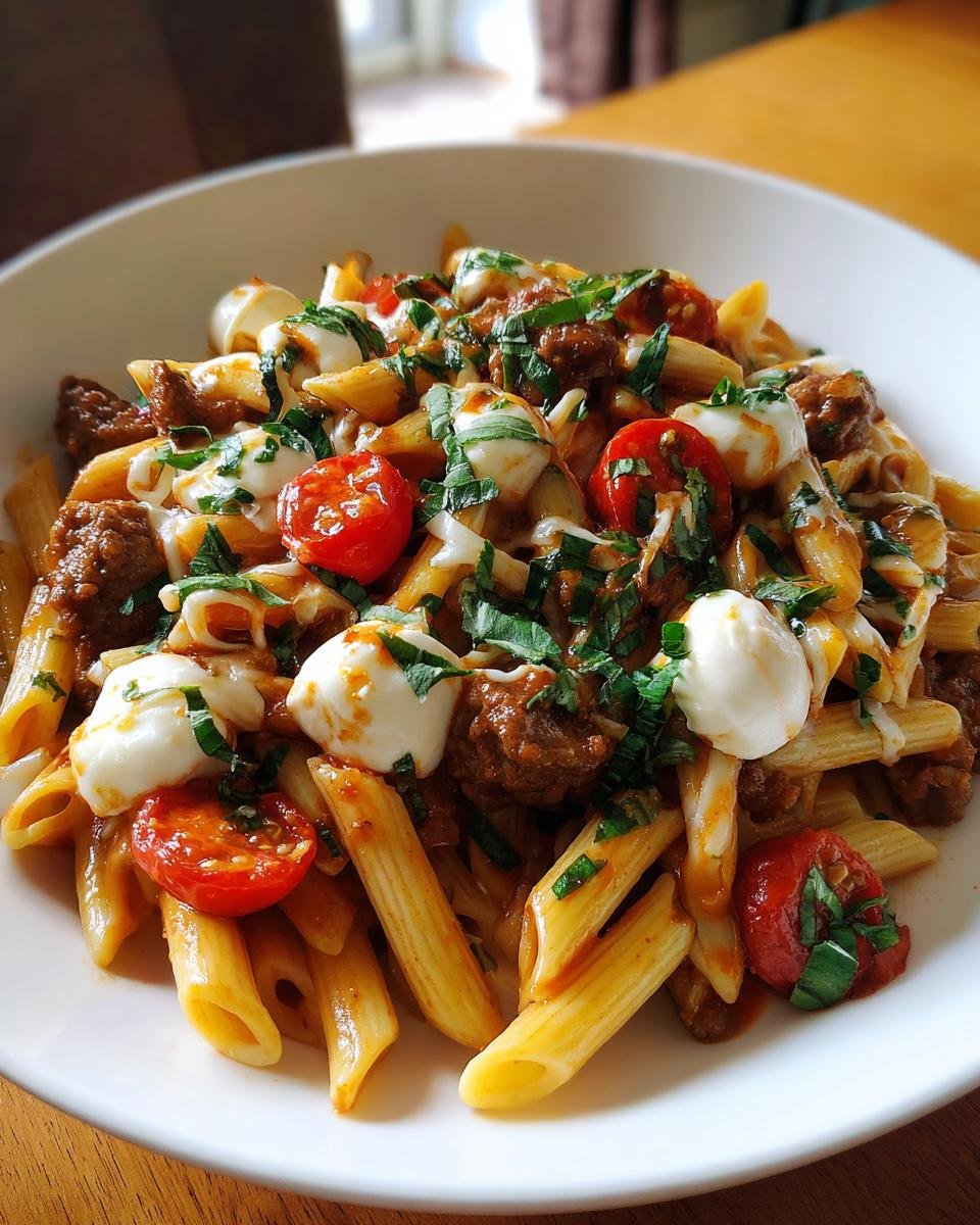 Caprese Pasta With Italian Sausage - Other 3