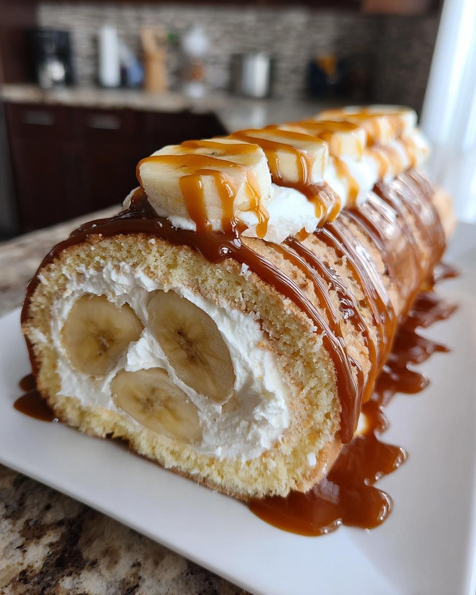 Caramel Banana Cake Roll - Other 1