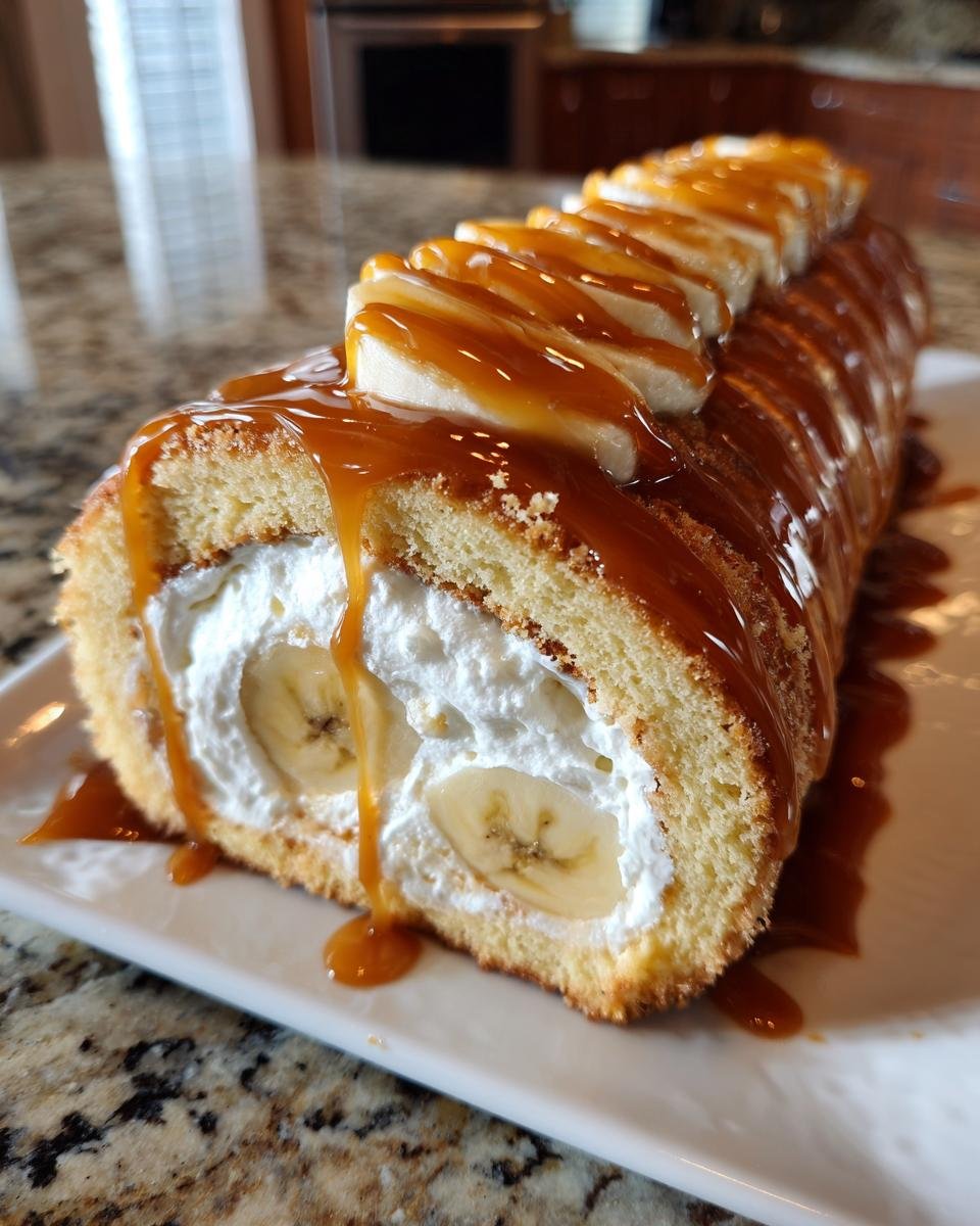 Caramel Banana Cake Roll - Other 2