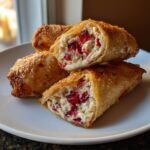 Cherry Cheesecake Egg Rolls - Tasty