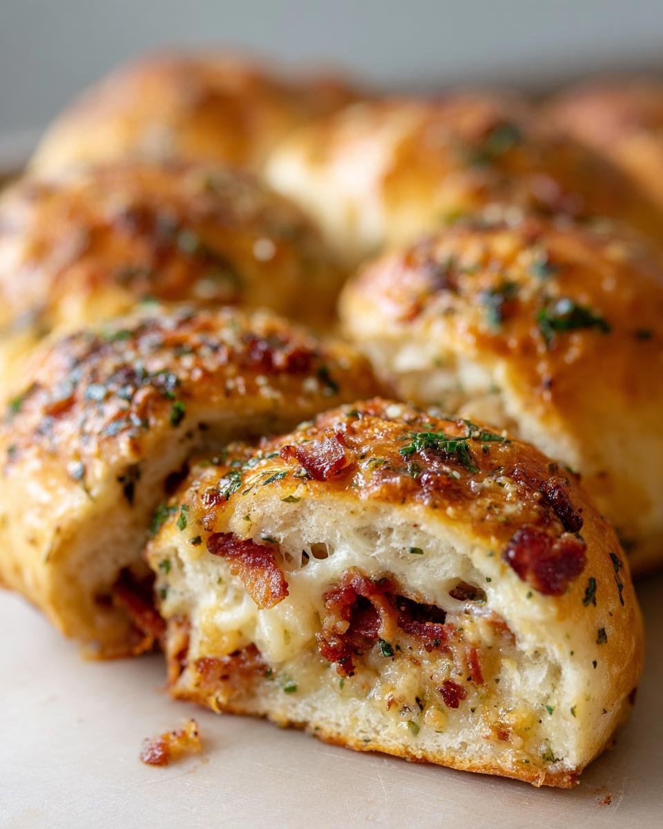 Ooey Gooey Garlic Butter Bacon Ranch Pizza Rolls - Other 4
