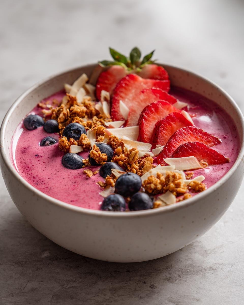 Strawberry Banana Smoothie Bowl - Other 1