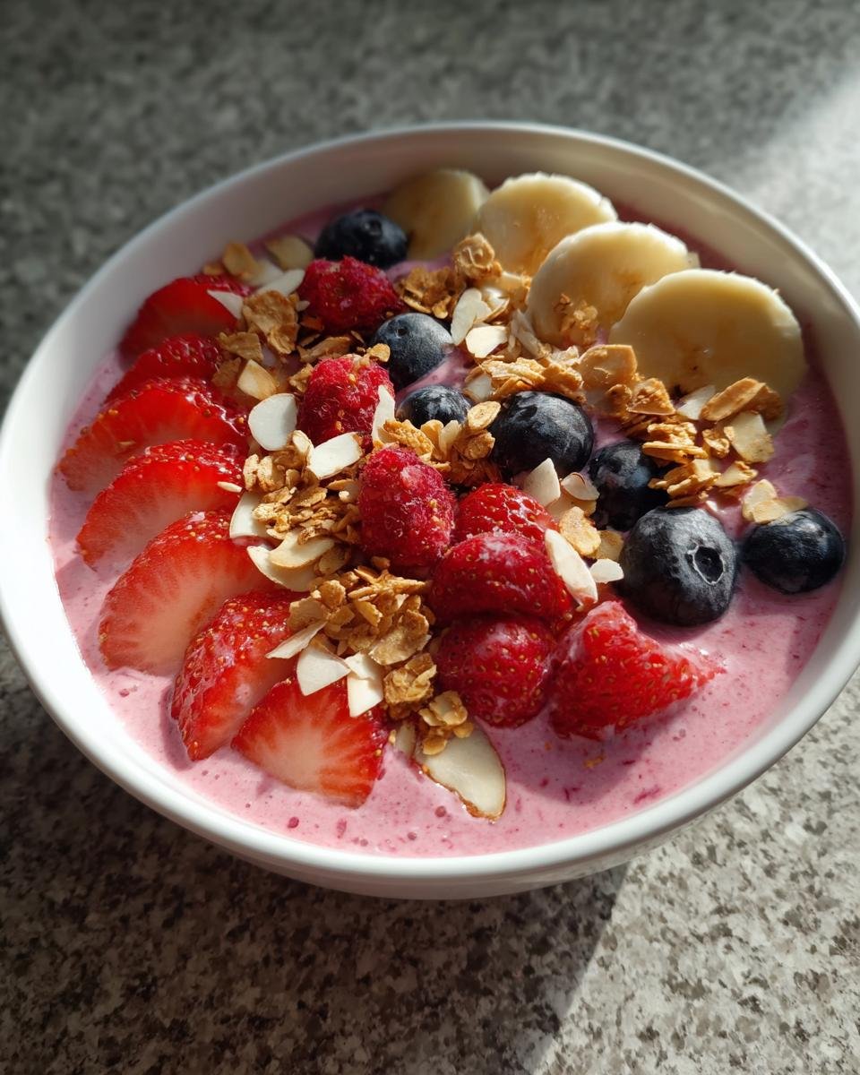 Strawberry Banana Smoothie Bowl - Other 3