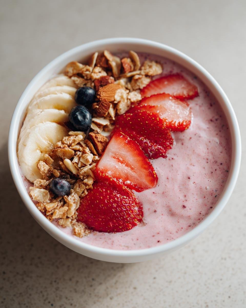 Strawberry Banana Smoothie Bowl - Other 4